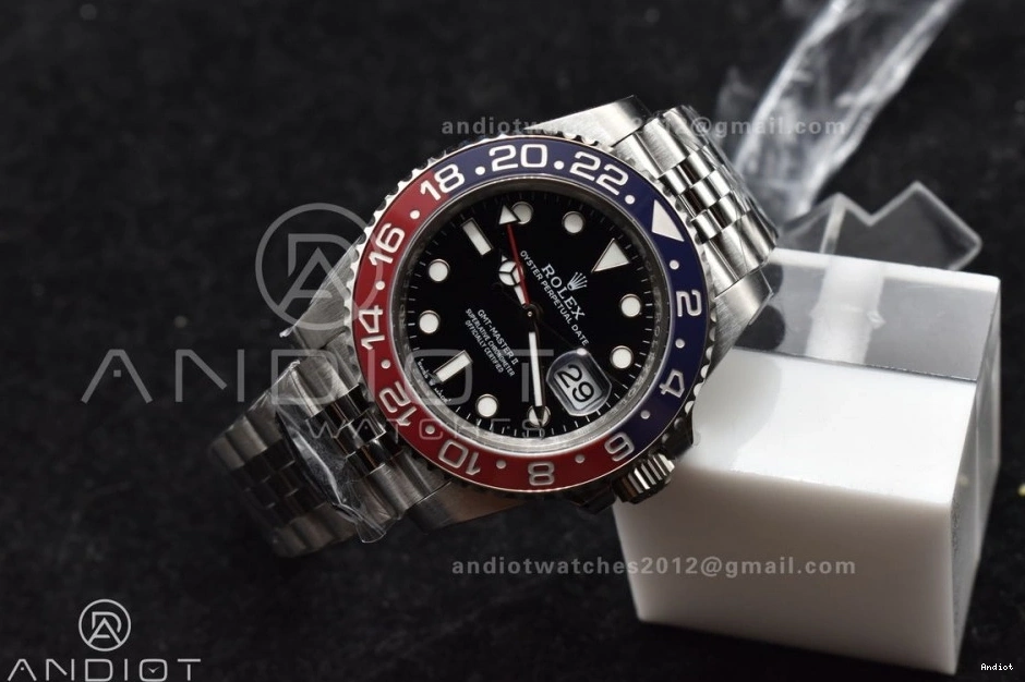 Edition Bracelet UV With Factory Ceramic BLRO Red Jubilee Blue GMT-Master Newest Clean V3 II Best On DD3285 Bezel 126710 CHS 0901